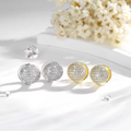 Zircon Light Luxury Double-Sided Earrings