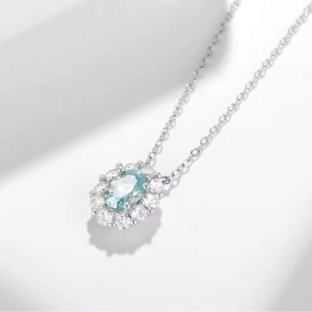 5*7mm Oval Pendant Necklace